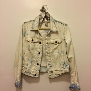Free People Acid Wash Jean Jacket